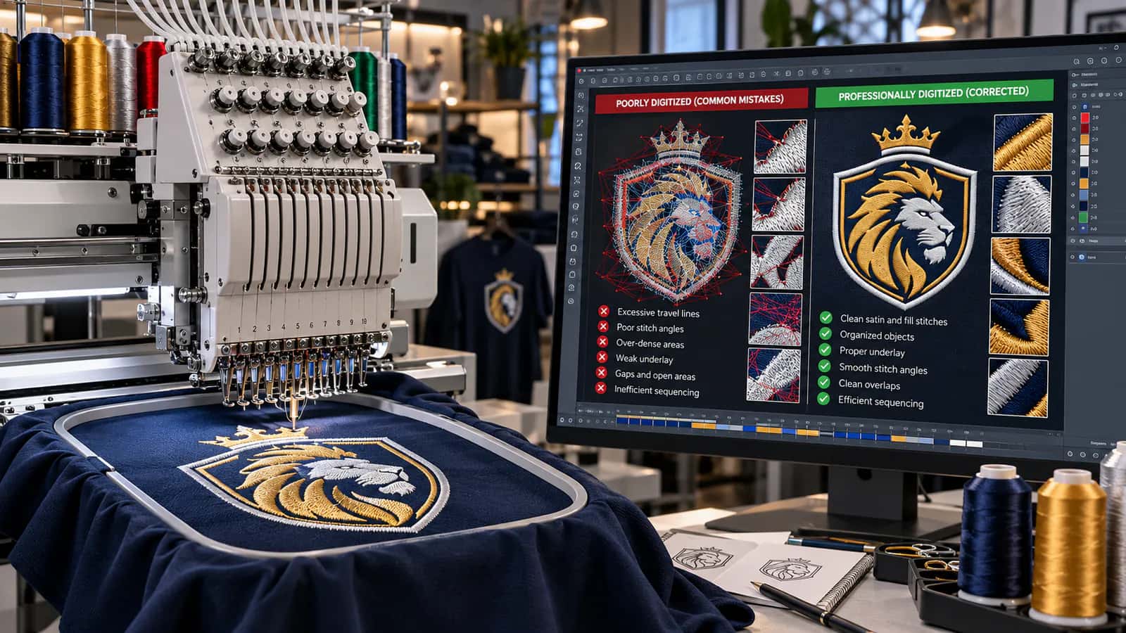 10 common embroidery digitizing mistakes and how to avoid them