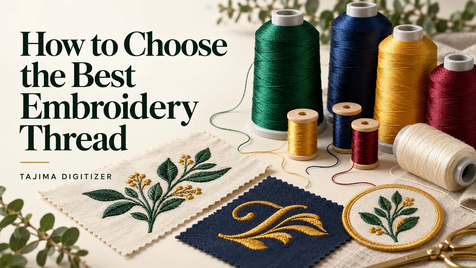 How to choose the best embroidery thread for your design