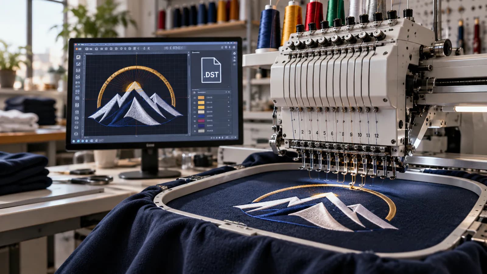 What is a DST file? complete guide to the embroidery DST format